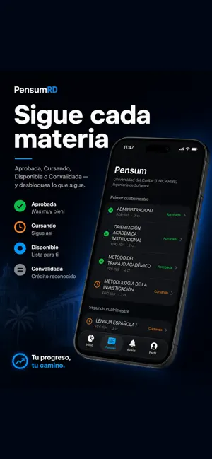 PensumRD - Organiza tu pensum screenshot 2