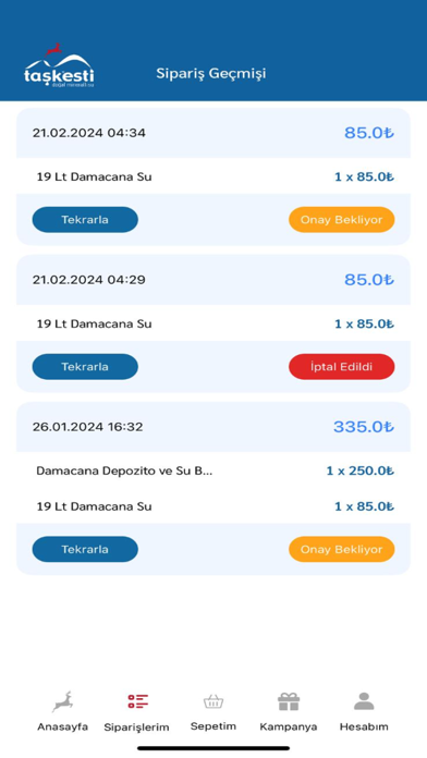 Taşkesti Su Mobil Screenshot