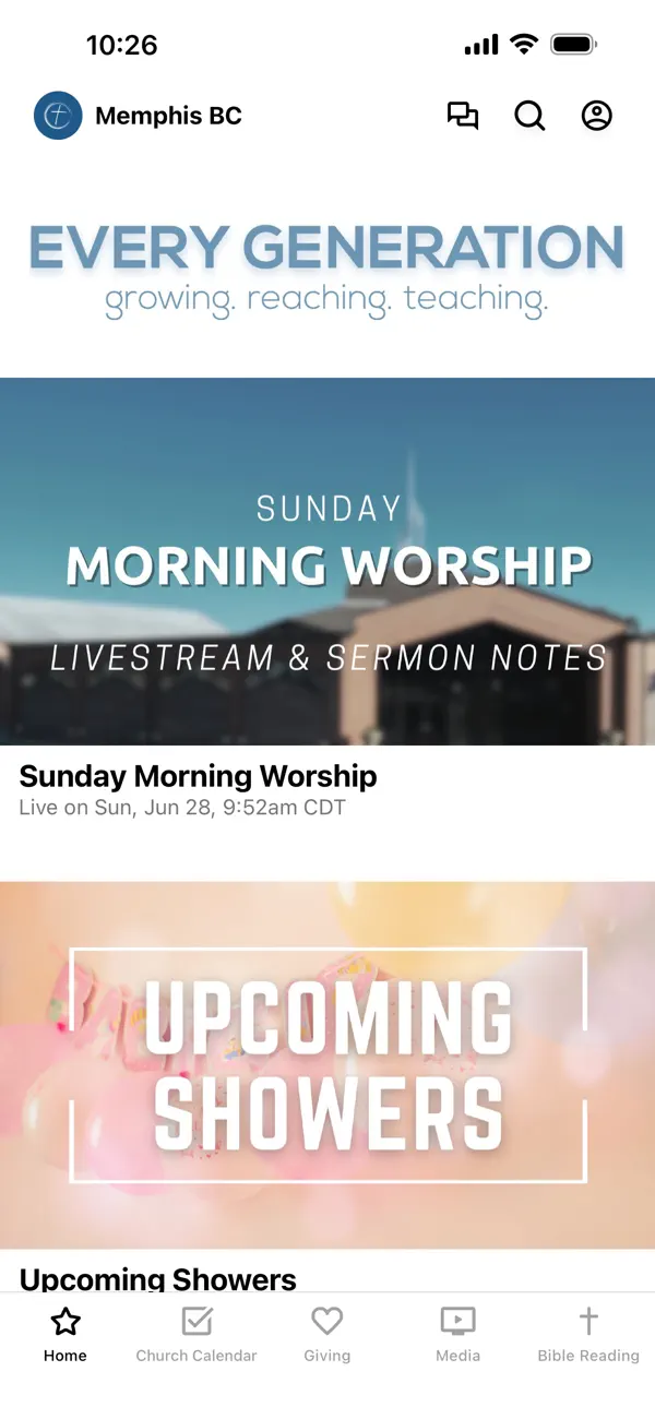 Screenshot #1 pour Memphis Baptist Church