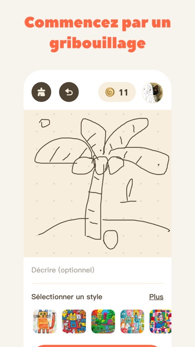 Screenshot #1 pour DoodleMagic - Lignes à l'art