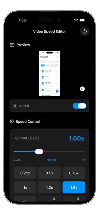 Change Video Speed Screenshot 2 of 5