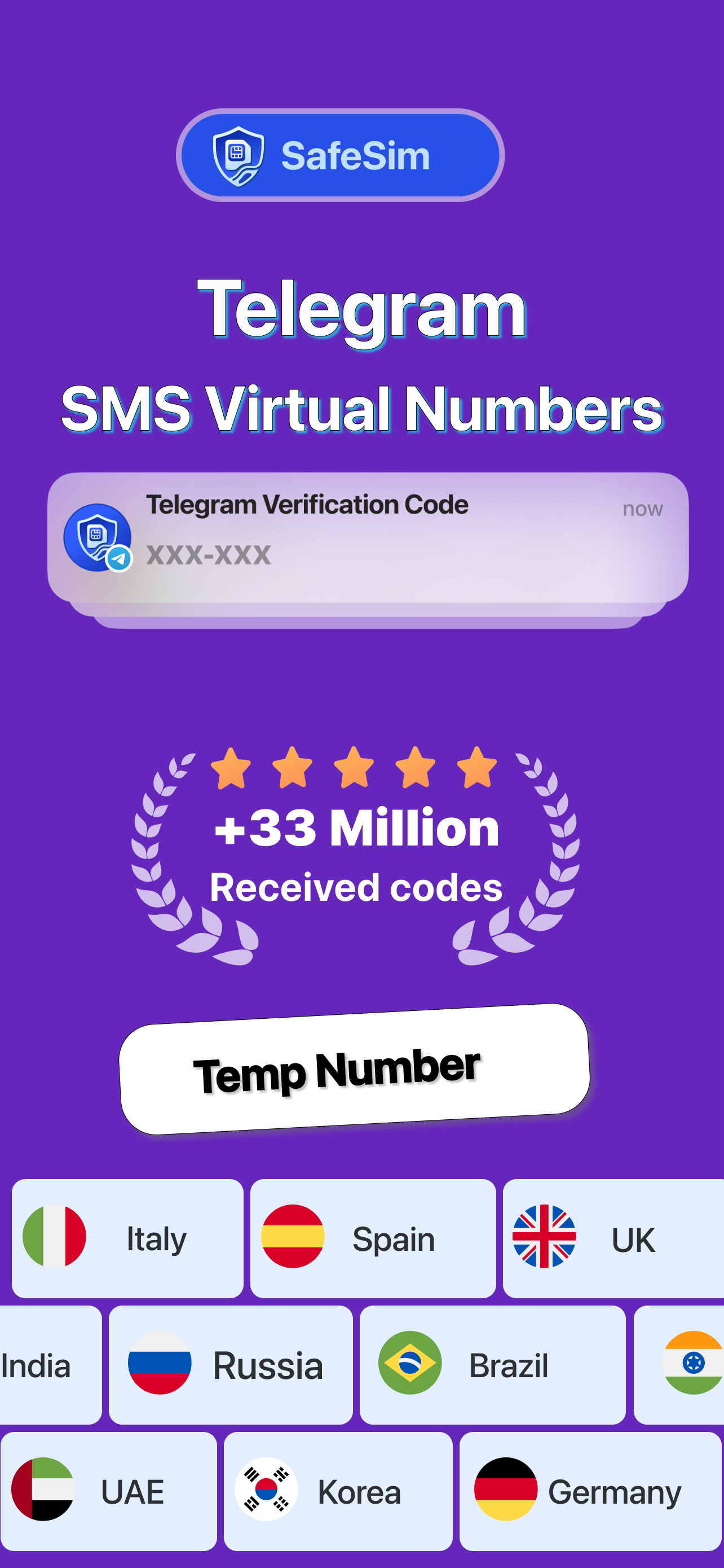 Virtual SMS Number by SafeSim screenshot 5