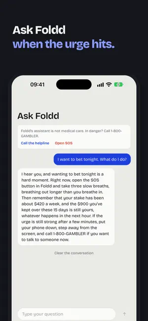 Foldd: Quit Gambling Blocker screenshot 2