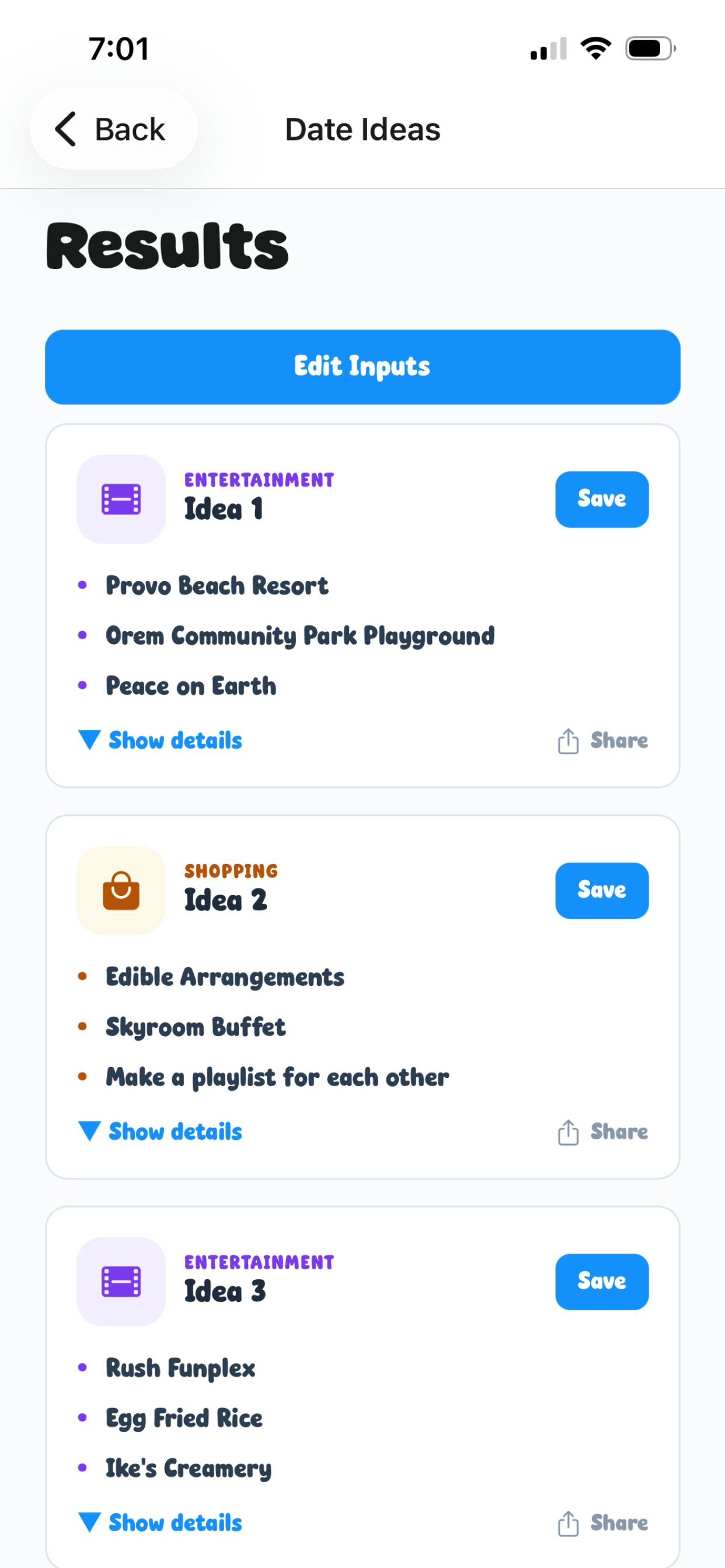 DateCraft: Date Ideas screenshot 5