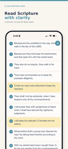 KJV Scripture Study Screenshot 1 of 6