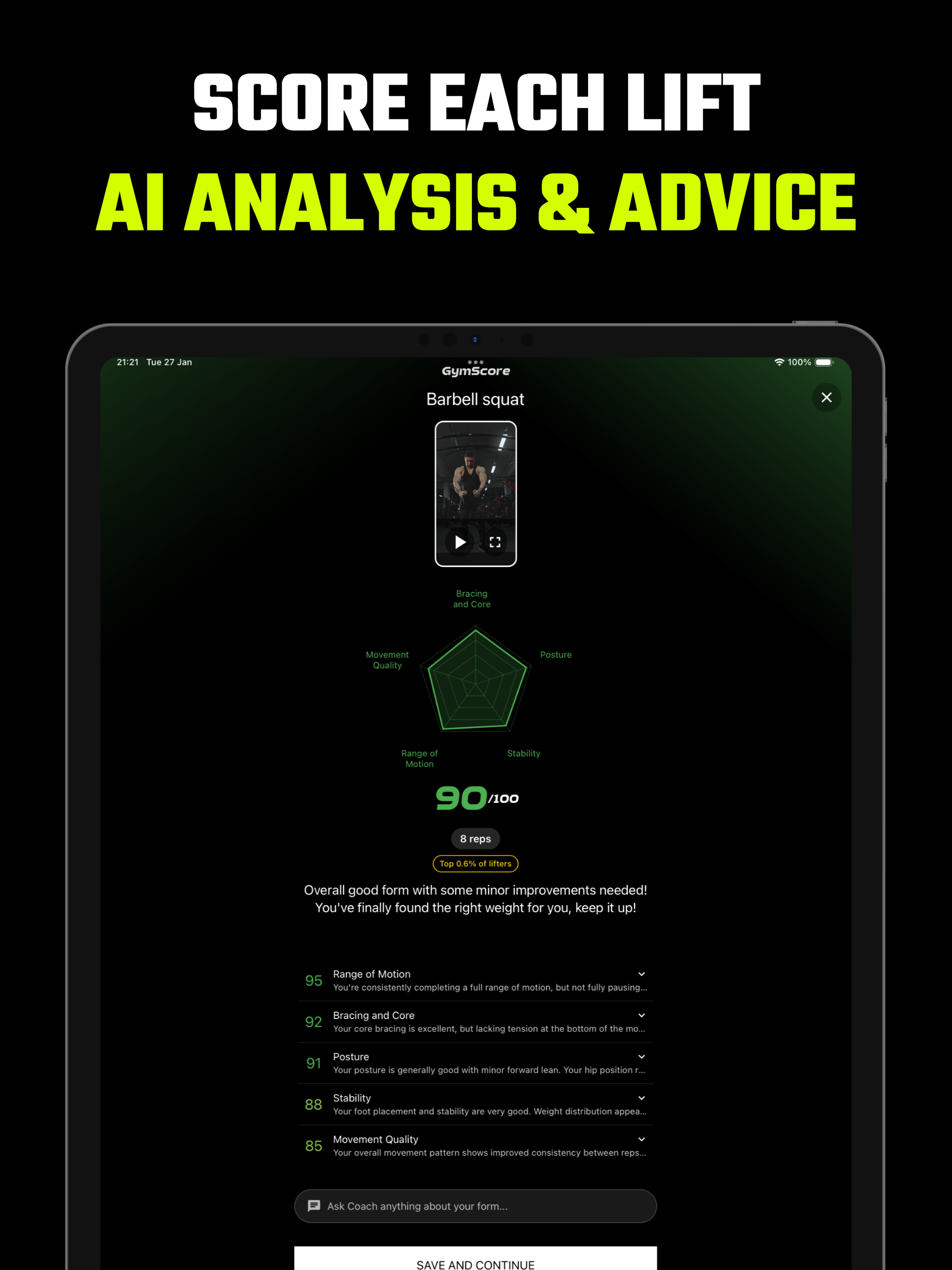 Gymscore - AI Fitness Coach screenshot 8