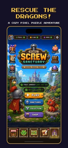 Pixel Screw Sanctuary screenshot 1