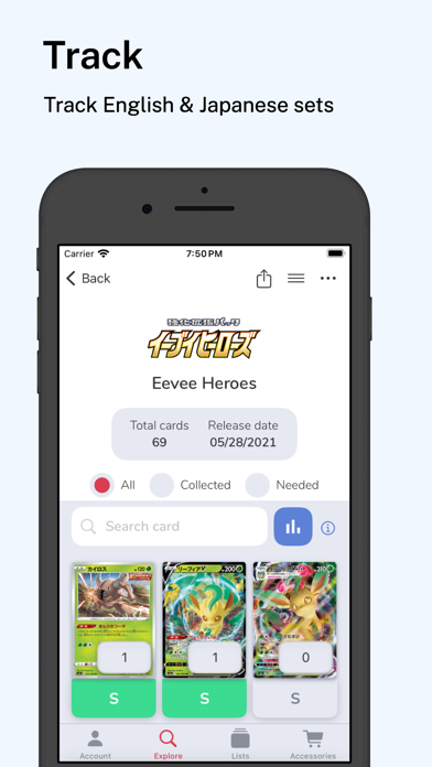 TCG Companion: Card Tracker Screenshot