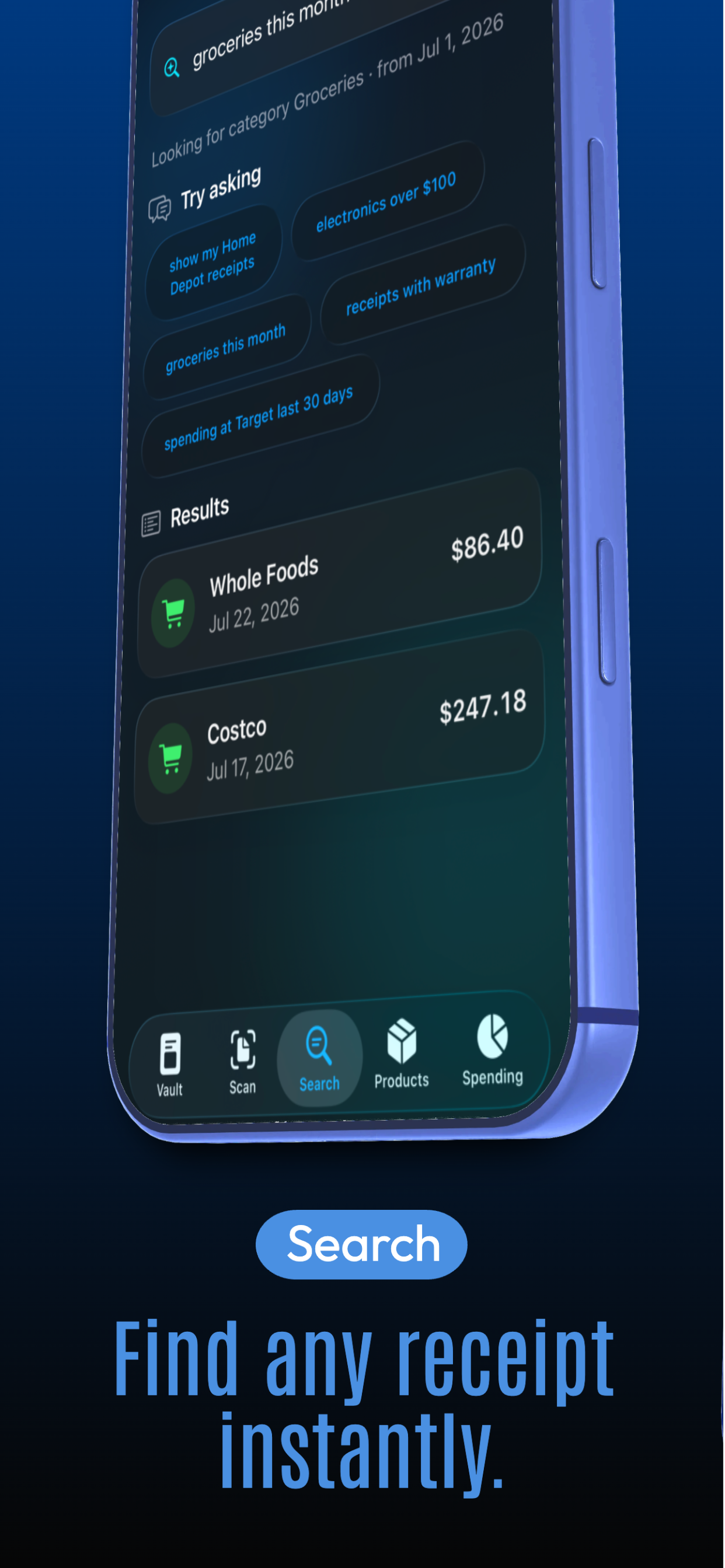 Reciept Vault screenshot 3