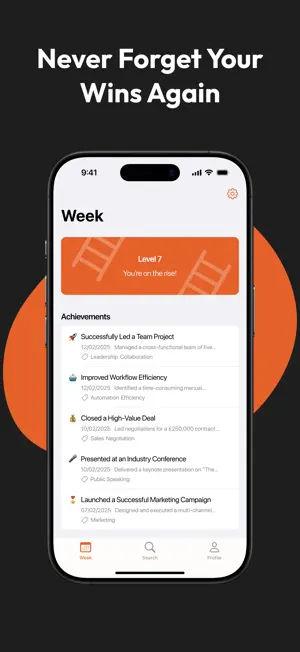 Climb: Career Achievement Log screenshot 1