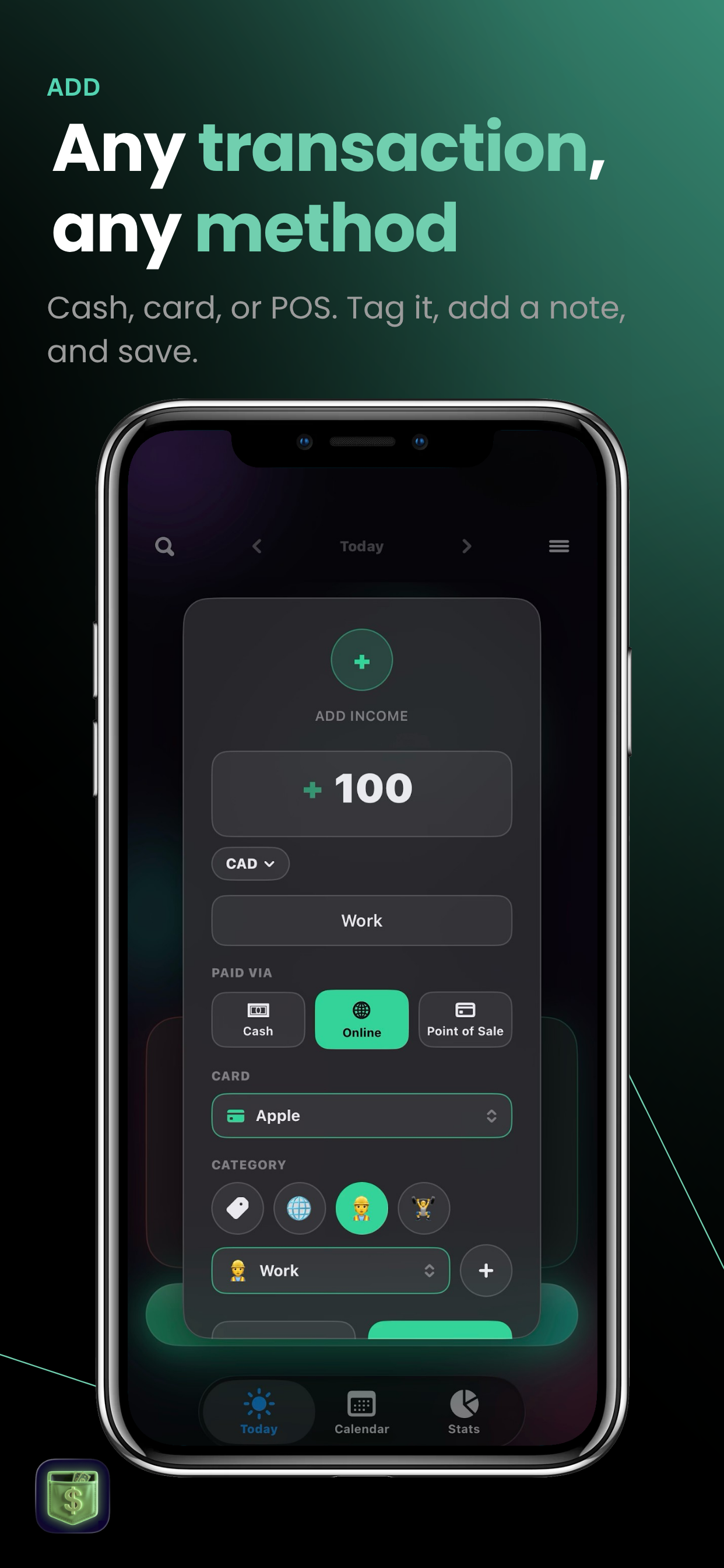 Pocket PnL screenshot 2