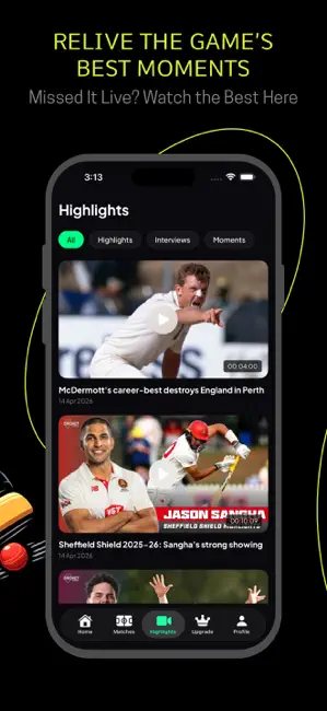 Live Cricket TV HD Sport iPhone screenshot 2