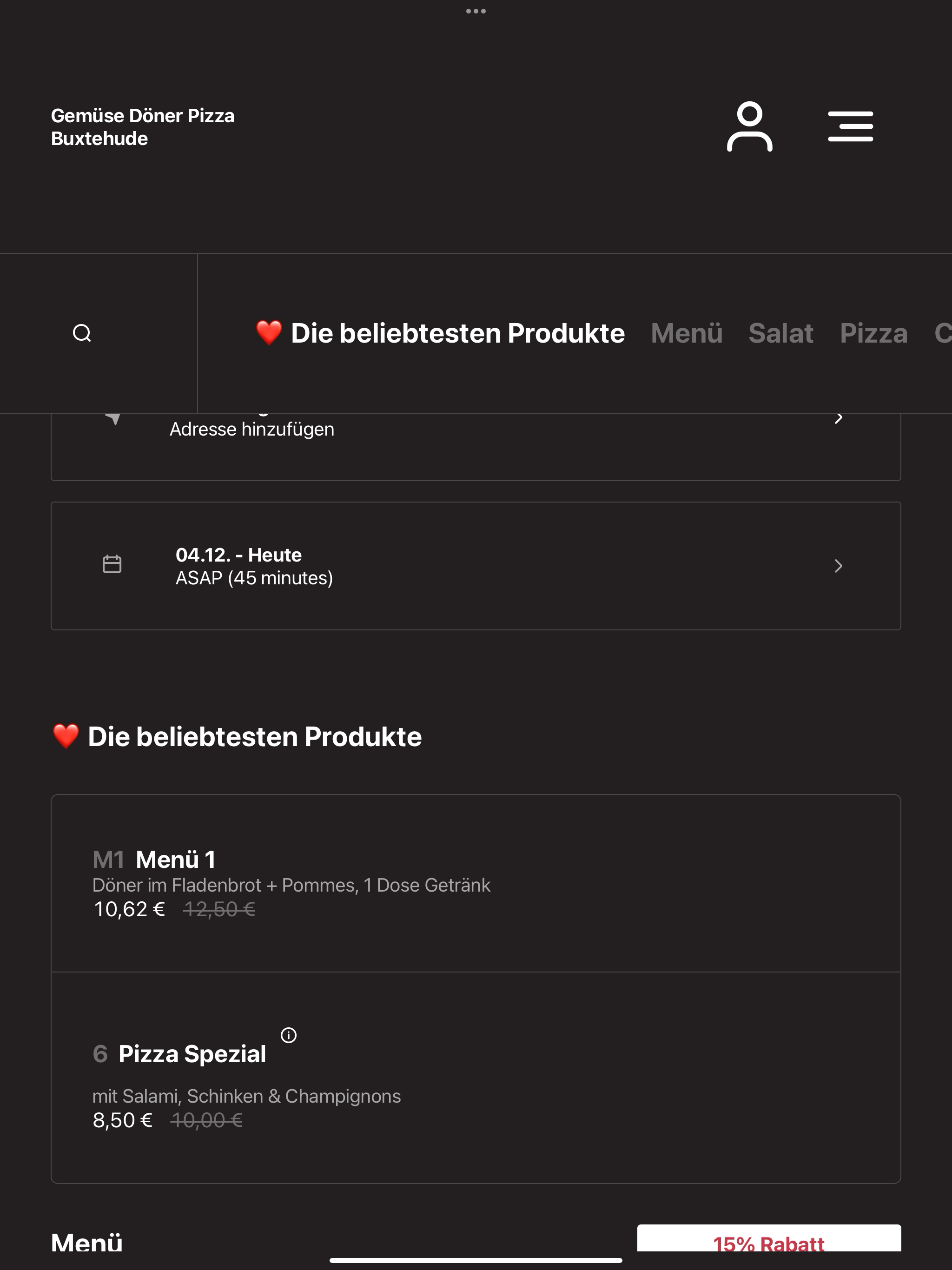 Gemüse Döner Pizza Buxtehude screenshot 7