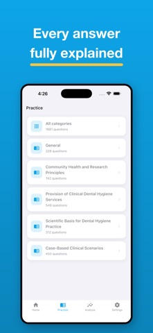 NBDHE Dental Hygiene Prep iPhone screenshot