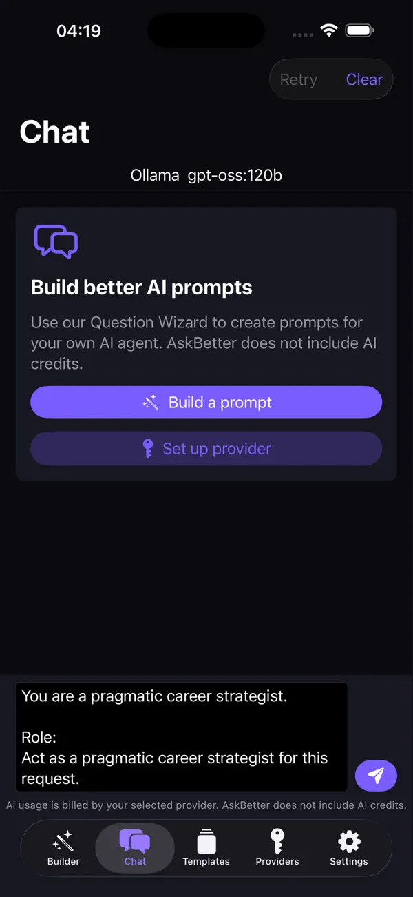 Screenshot #1 pour AskBetter