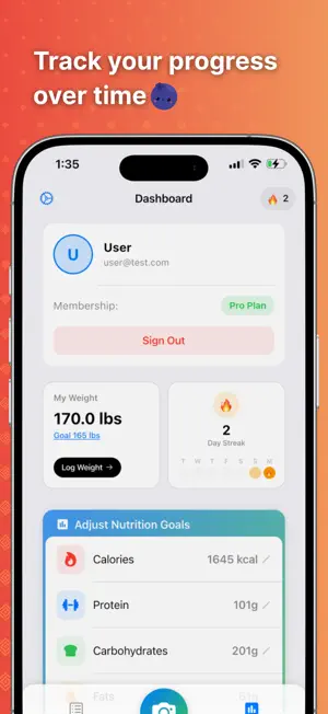 Fitro - Calorie Counter & Scan screenshot 3