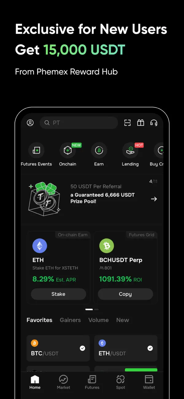 Screenshot #1 pour Phemex Pro: Trade BTC & Crypto