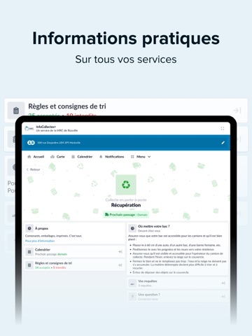 InfoCollectes+ iPad screenshot