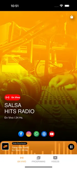 Salsa Hits Radio screenshot 2