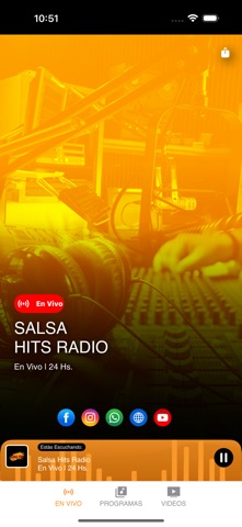 Salsa Hits Radio screenshot