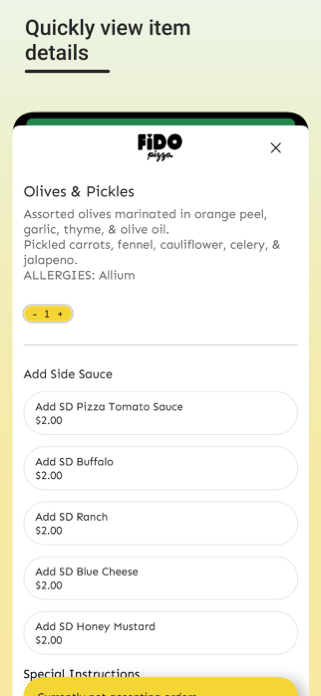 FiDO Pizza Screenshot 3 of 3