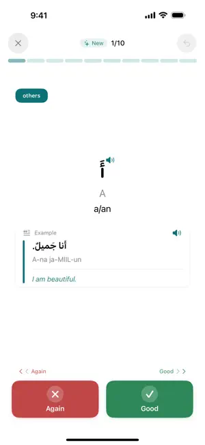 Learn Arabic Vocabulary Words screenshot 4