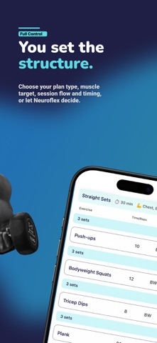 NeuroFlex: Gym Workout Planner iPhone screenshot