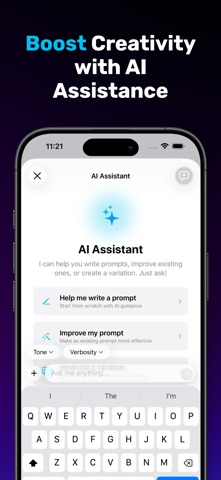 Prompting Deck iPhone screenshot