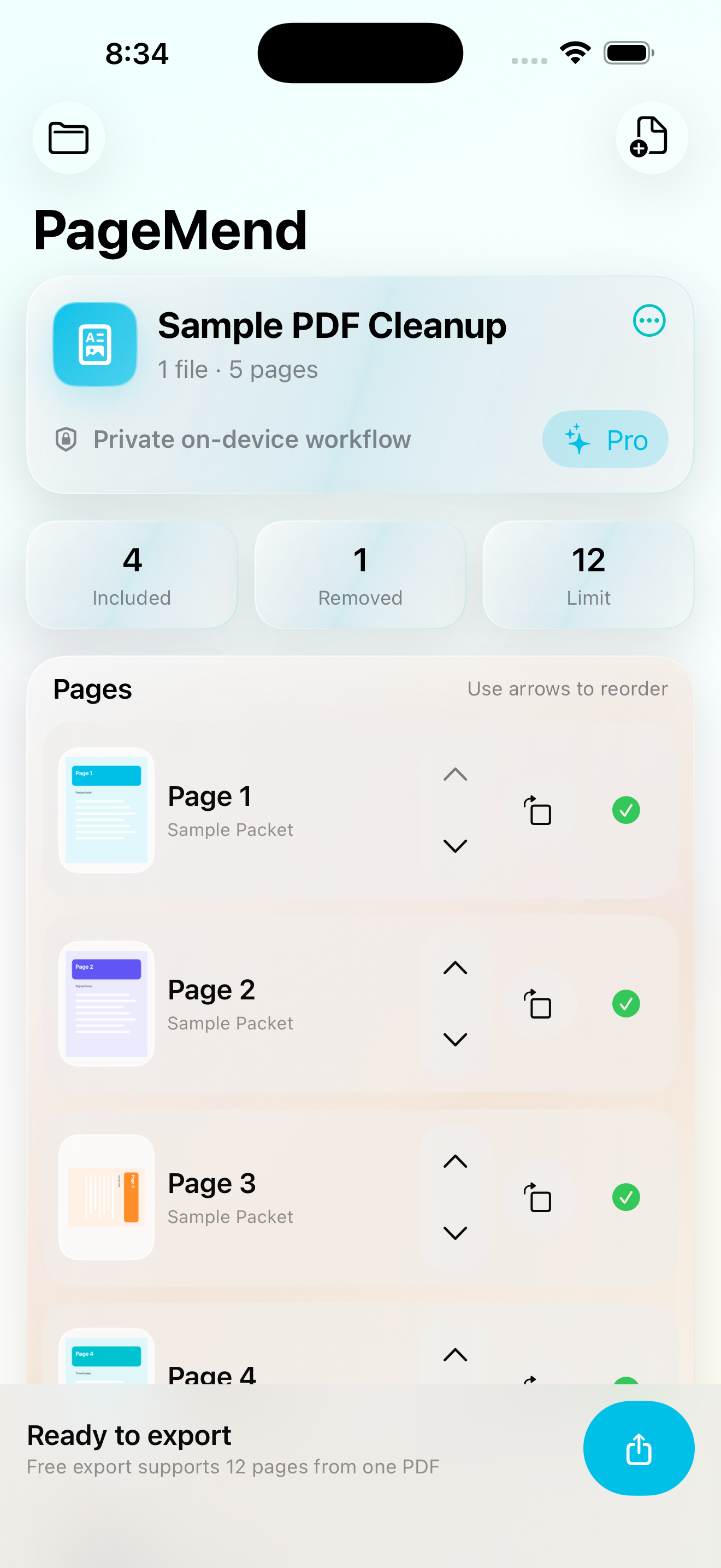 PageMend PDF screenshot 2