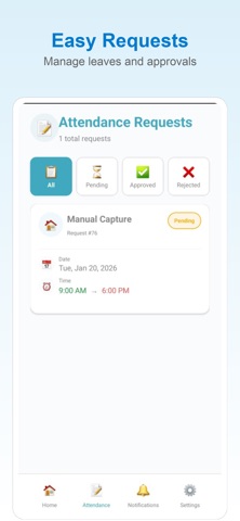 AttendAI iPhone screenshot