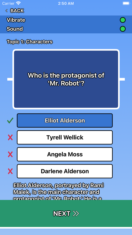 #3. Mr. Robot Trivia (iOS) 由: Martin Tseng
