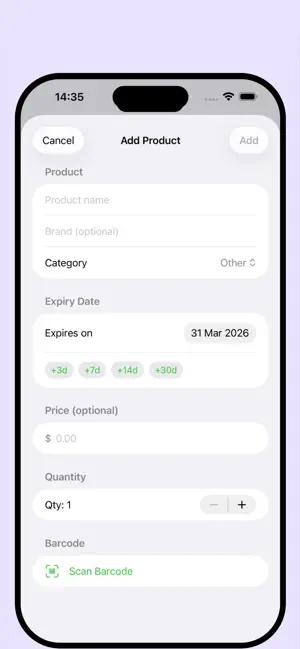 FreshKeep: Expiry Tracker screenshot 2