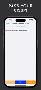 CISSP Flashcards Pro screenshot #3 for iPhone