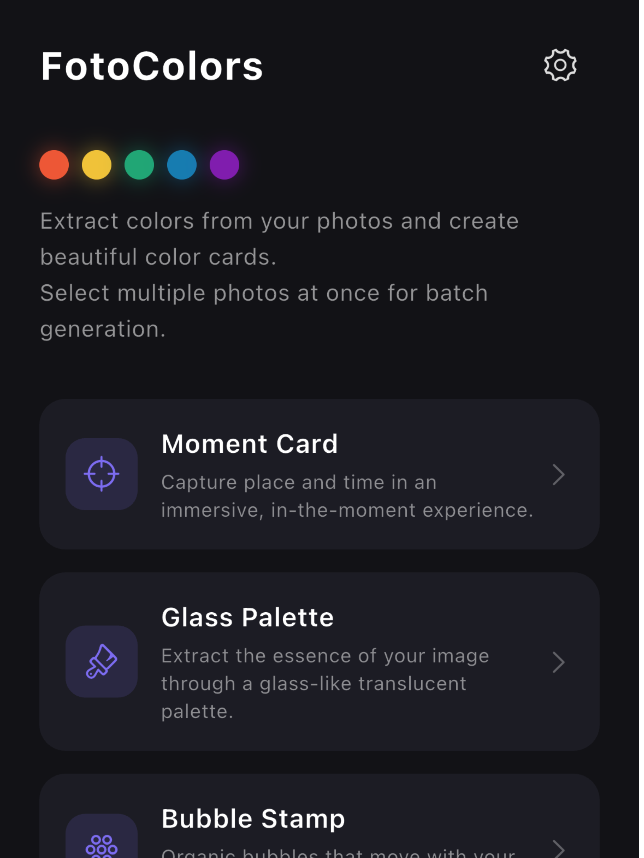FotoColors - Extract Colors screenshot 8