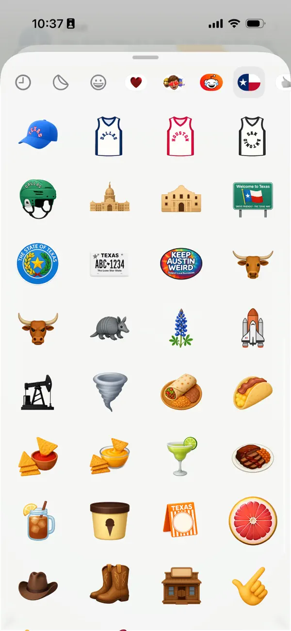 Screenshot #2 pour Texas Emojis