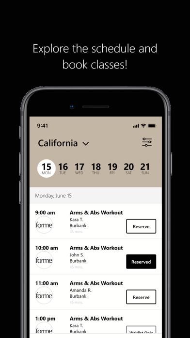 Forme Lagree iPhone screenshot 3 - Health & Fitness app