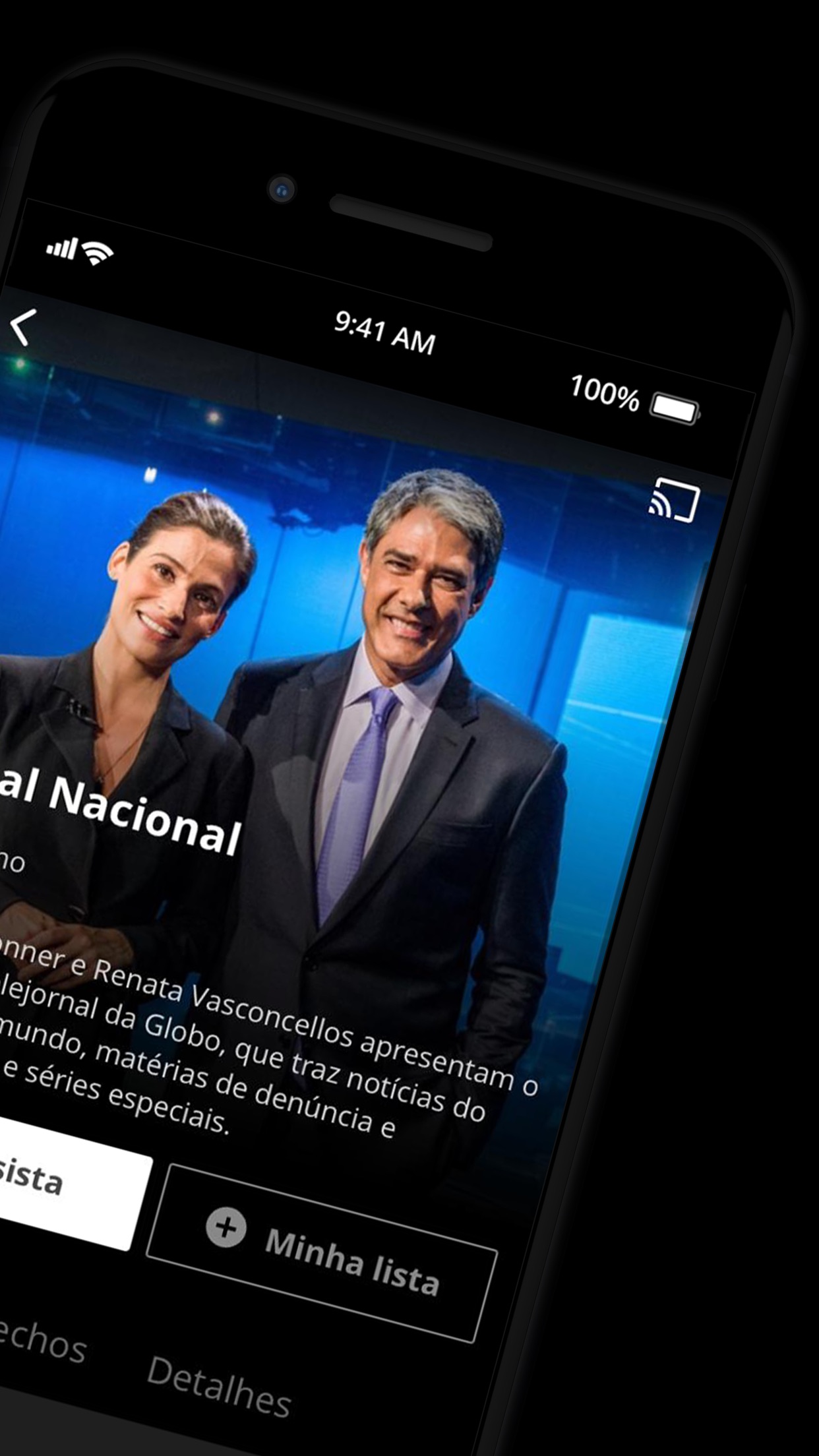 Screenshot do app Globoplay: Novelas, séries e +