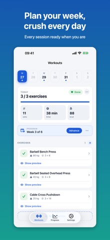VictusForm - Workout Tracker Screenshot 1 of 10