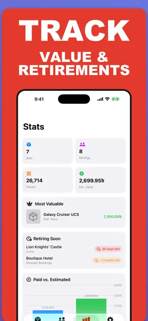 Brick Set Collection Tracker screenshot 2
