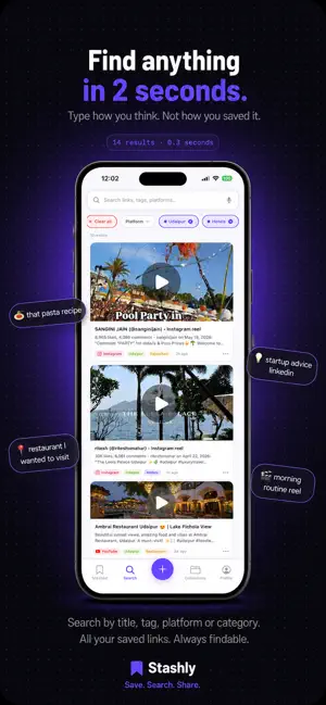Stashly - Save & Find Links screenshot 3