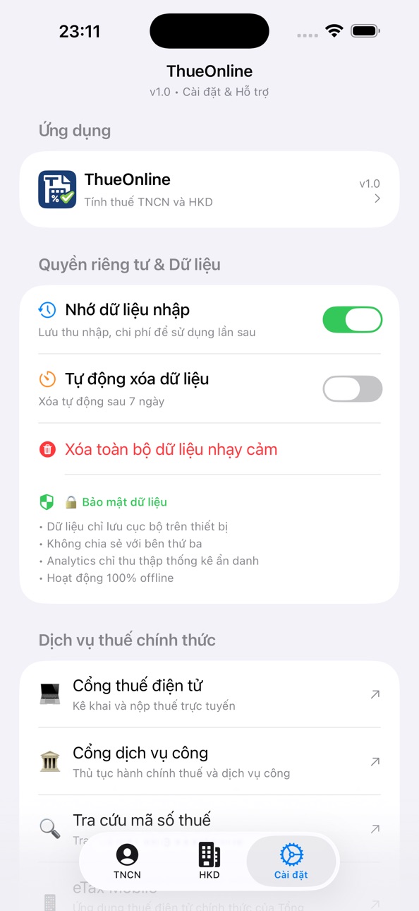 iPhone screenshot