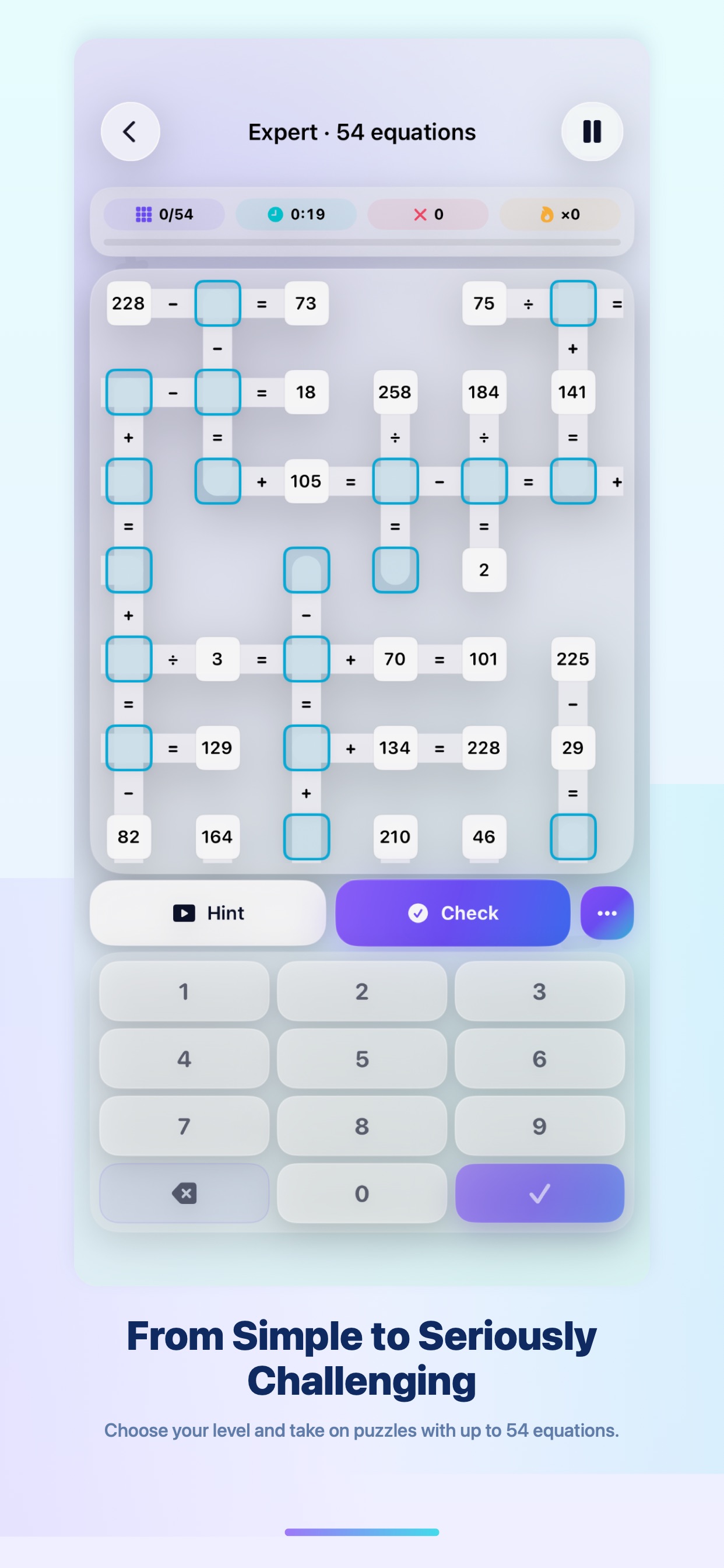 Screenshot 3 of MathCross: Number Crossword