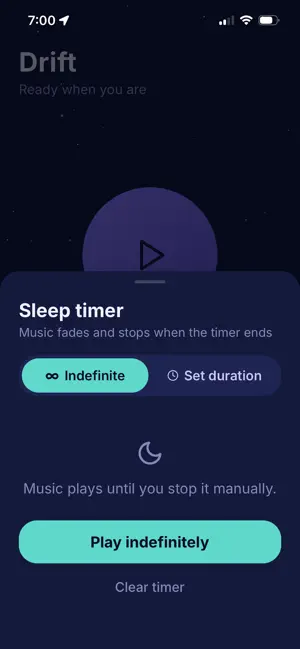Drift Sleep Timer screenshot 3