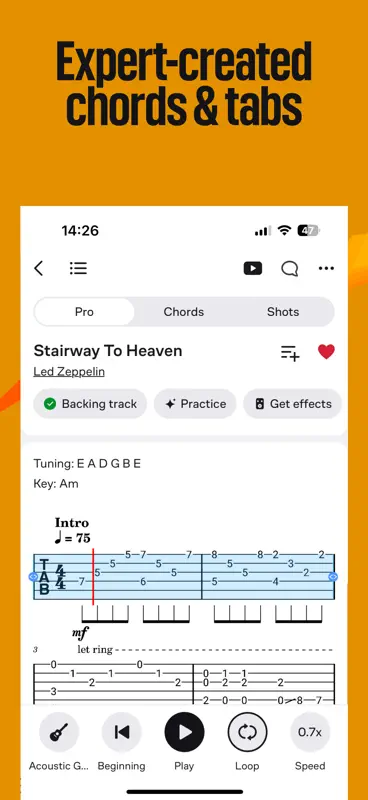 Ultimate Guitar: Chords & Tabs screenshot 4 of 6