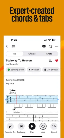 Ultimate Guitar: Chords & Tabs iPhone Ekran Görüntüsü 4