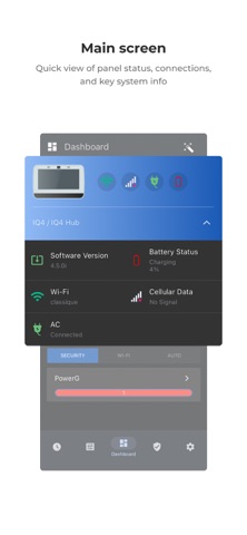 IQ Installer Interface iPhone screenshot