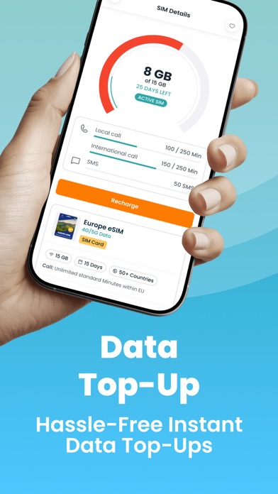 SimCorner: Travel eSim Cards iPhone screenshot 5 - Travel app