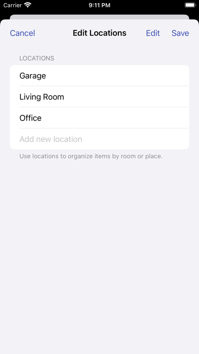 My Inventory Tracker iPhone screenshot 5 - Productivity app