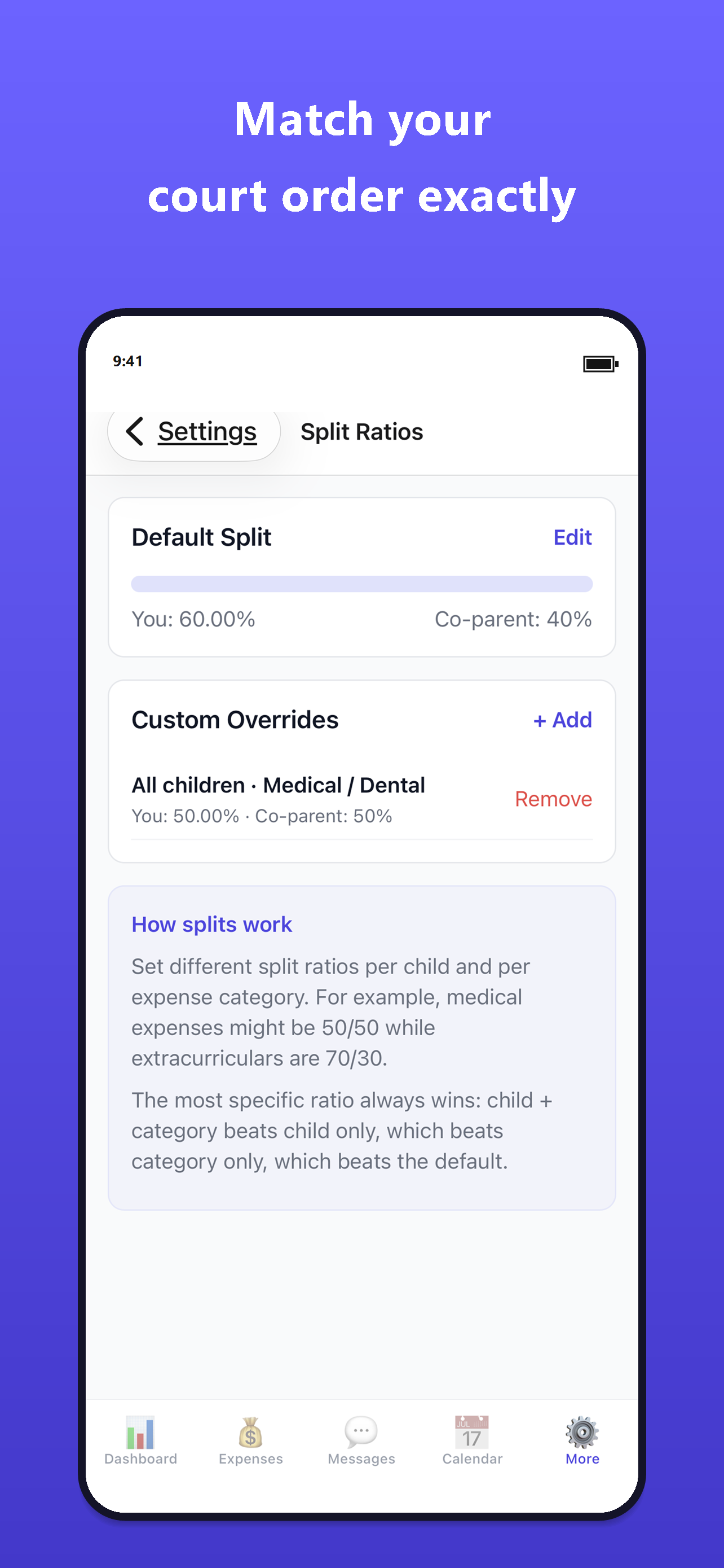 CoParent: Shared Expenses screenshot 4