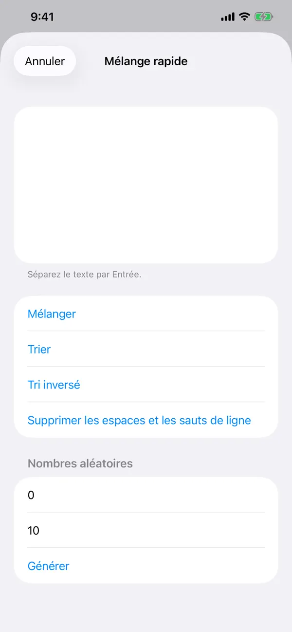 Screenshot #3 pour ListShuffler